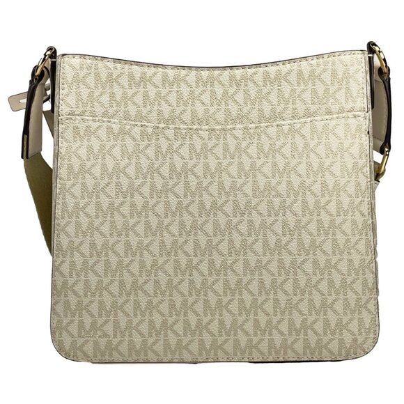 NEW Michael Kors Jet Set Travel Small Messenger Crossbody Bag Pale Gold Purse - Picture 3 of 7